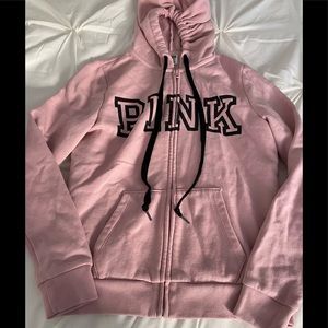 PINK zip up hoodie